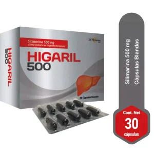 HIGARIL 500 MG (SILIMARINA) X 30 CAP