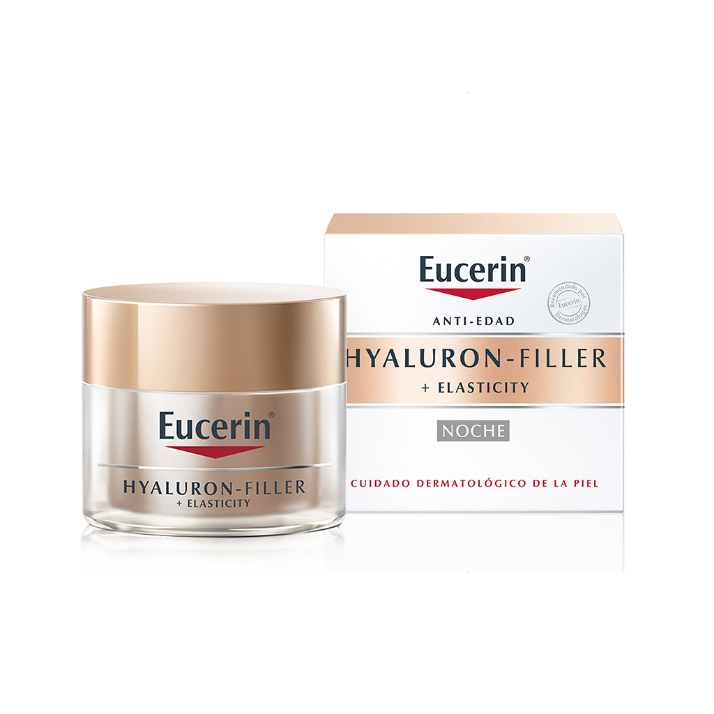 Crema facial de noche Hyaluron Filler + Elasticity Eucerin 50 ml