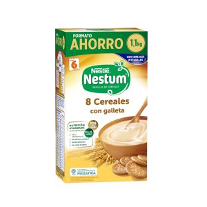 Papillas Nestum 8 cereales con galleta Nestlé 1100 g