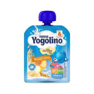 Postre lácteo bolsita Yogolino cereales multifrutas Nestlé 90 g