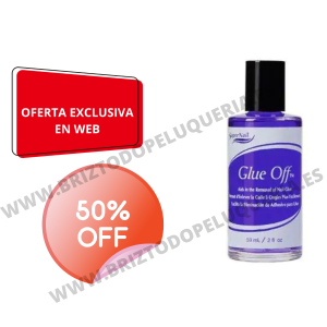 LIMPIADOR Y ELIMINADOR DE RESTOS DE PEGAMENTO DE UÑAS GLUEOFF SUPERNAIL